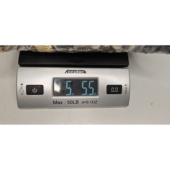 5.5+ lbs Huge Lot Costume Jewelry VTG Now Junk Art Craft & Wear Resell Mix In - Picture 8 of 8